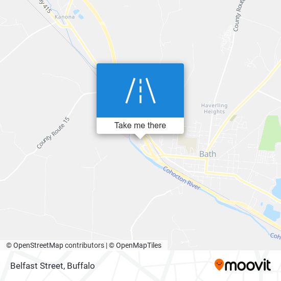Mapa de Belfast Street