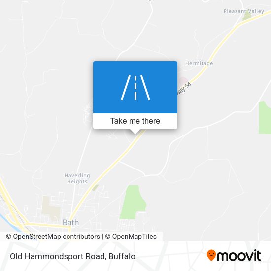 Mapa de Old Hammondsport Road