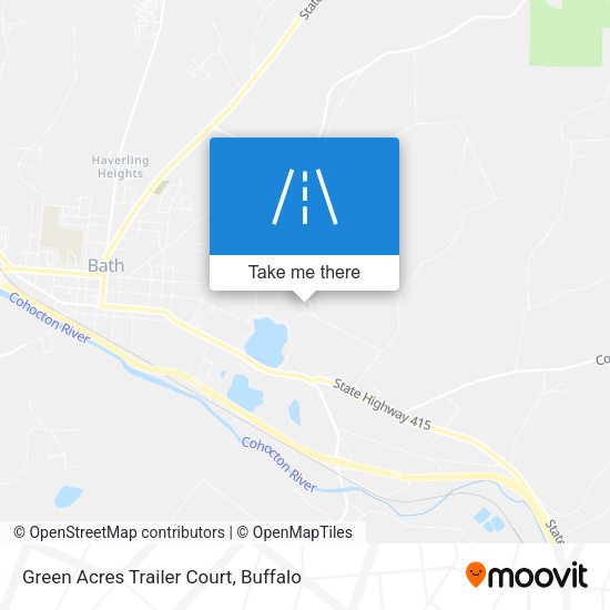 Green Acres Trailer Court map