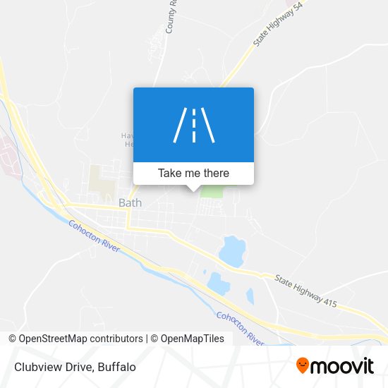 Clubview Drive map