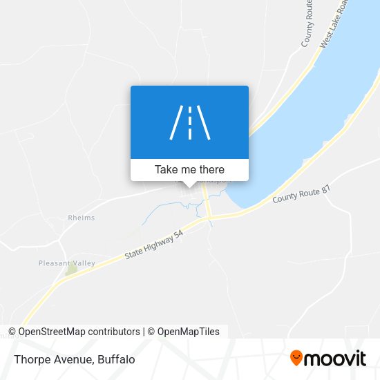 Mapa de Thorpe Avenue