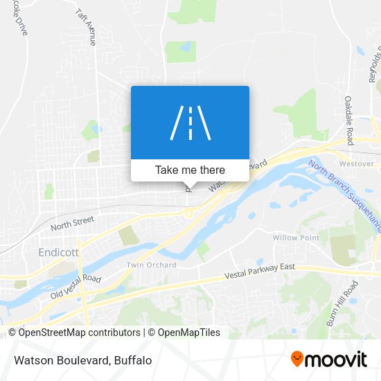 Mapa de Watson Boulevard