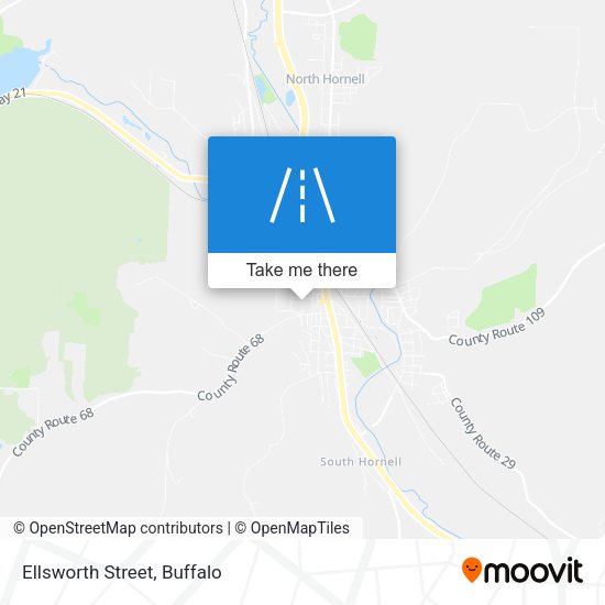 Mapa de Ellsworth Street