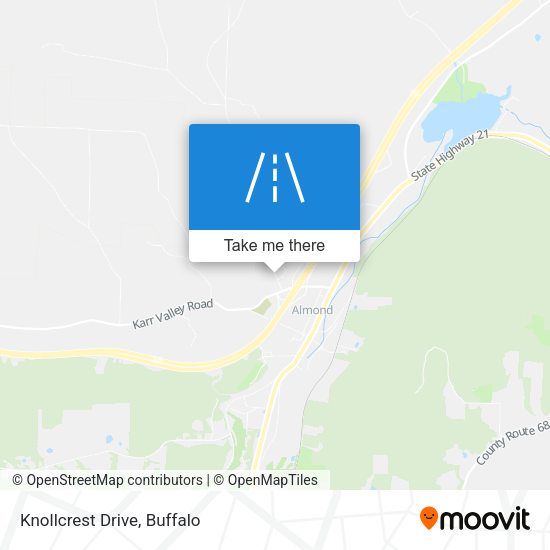 Knollcrest Drive map