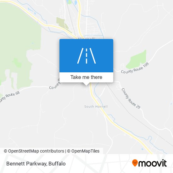 Bennett Parkway map