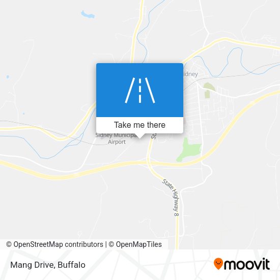 Mapa de Mang Drive