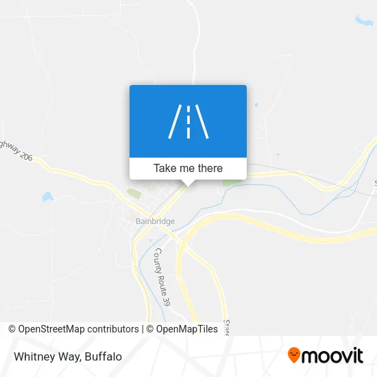 Whitney Way map
