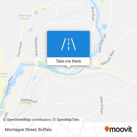 Mapa de Montague Street