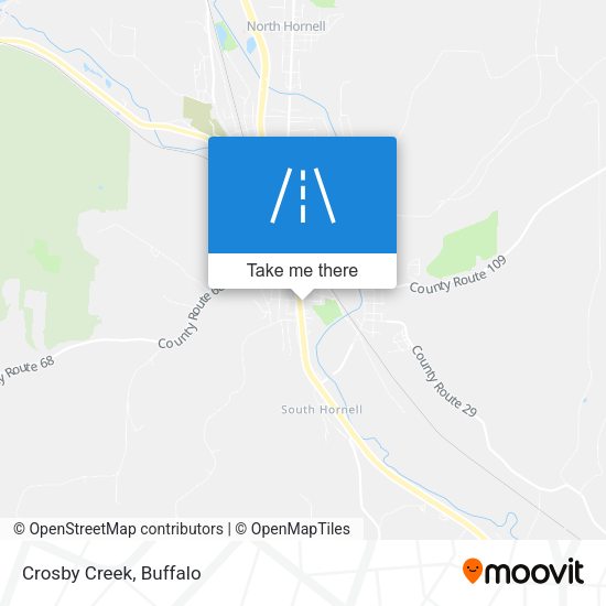 Mapa de Crosby Creek