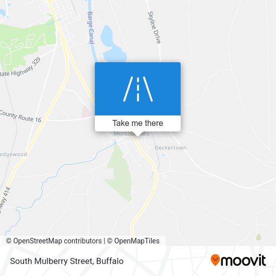 South Mulberry Street map