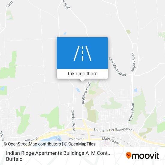 Indian Ridge Apartments Buildings A_M Cont. map