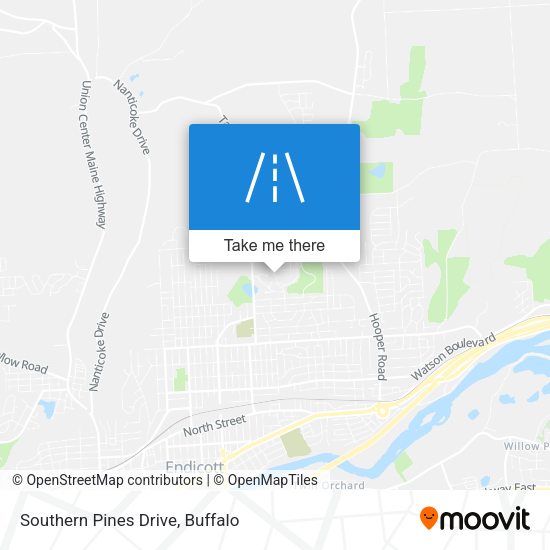 Mapa de Southern Pines Drive
