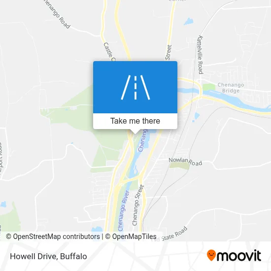 Howell Drive map