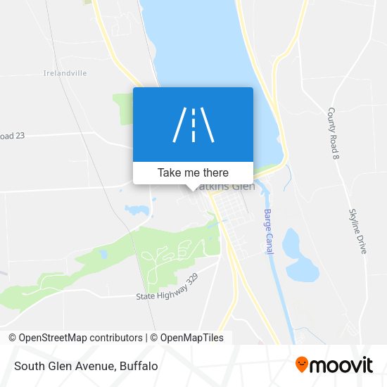 Mapa de South Glen Avenue