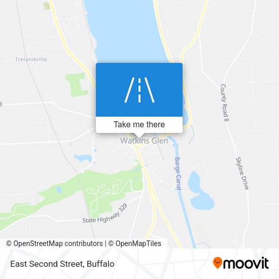 Mapa de East Second Street