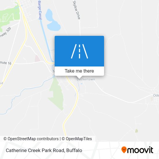 Catherine Creek Park Road map