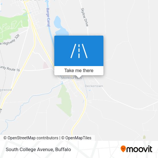 Mapa de South College Avenue