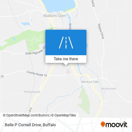 Mapa de Belle P Cornell Drive