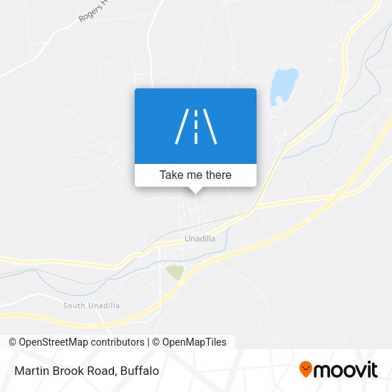 Mapa de Martin Brook Road