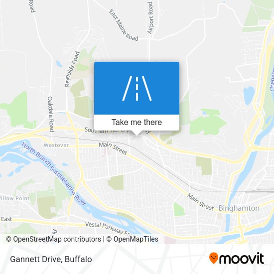 Mapa de Gannett Drive