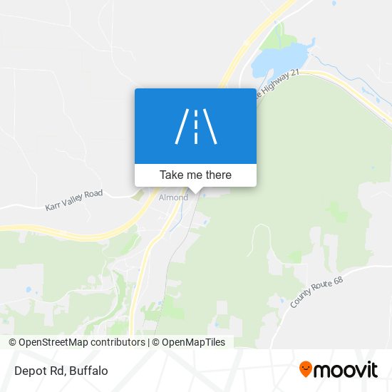 Depot Rd map