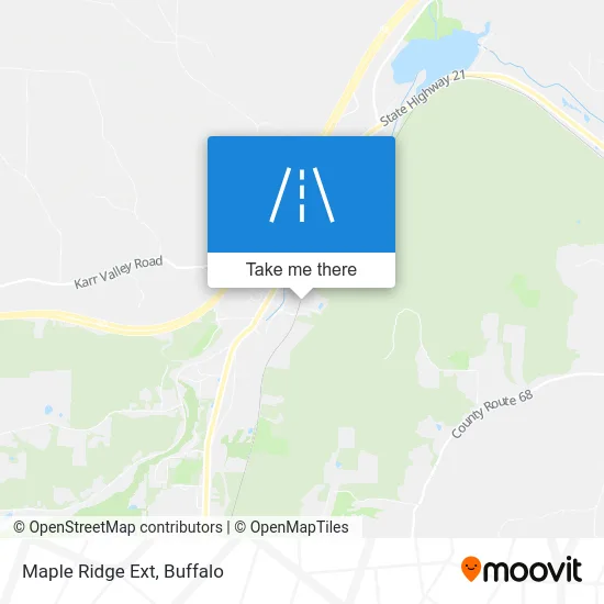 Maple Ridge Ext map
