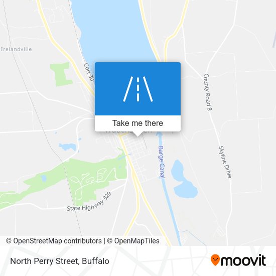 North Perry Street map