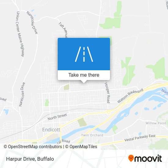 Mapa de Harpur Drive