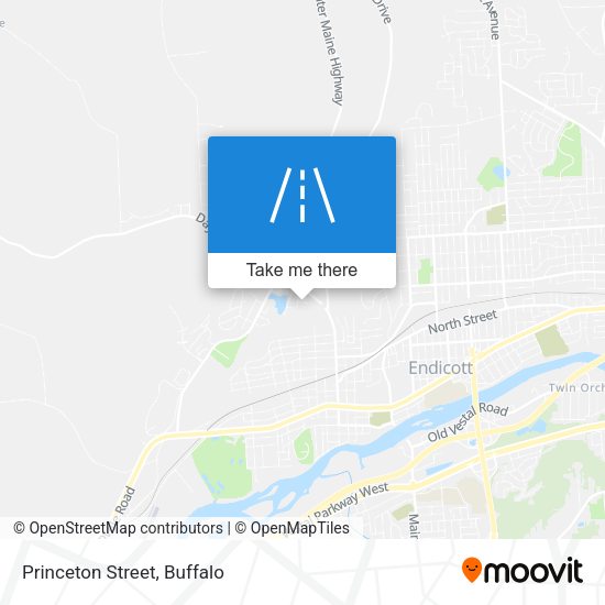 Mapa de Princeton Street