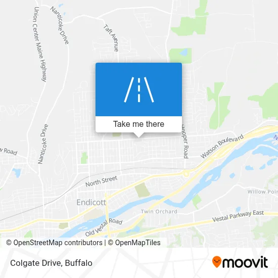 Colgate Drive map