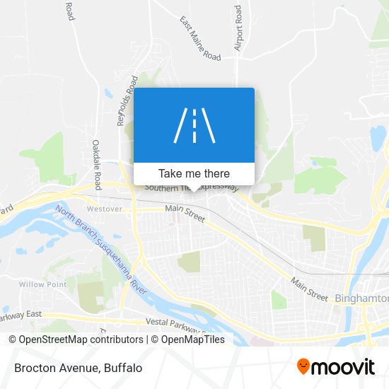Mapa de Brocton Avenue
