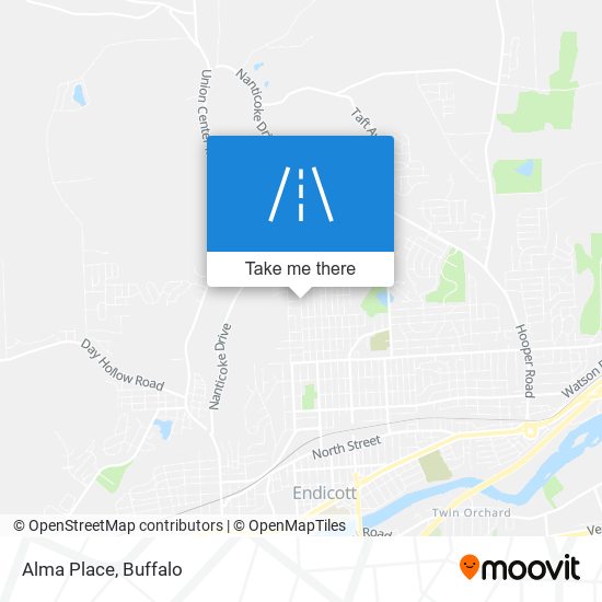 Alma Place map
