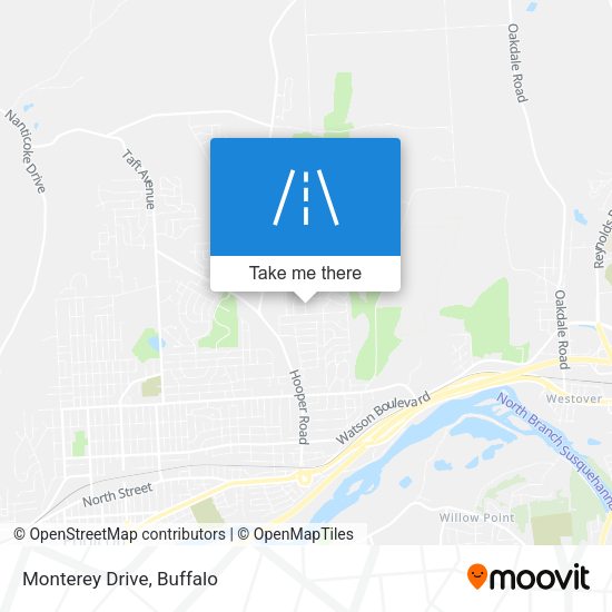 Mapa de Monterey Drive
