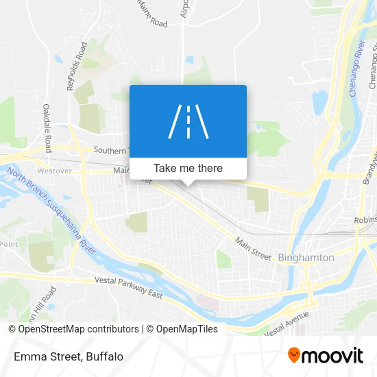 Mapa de Emma Street