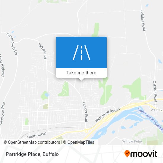 Mapa de Partridge Place