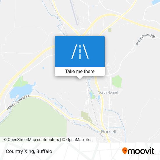 Mapa de Country Xing
