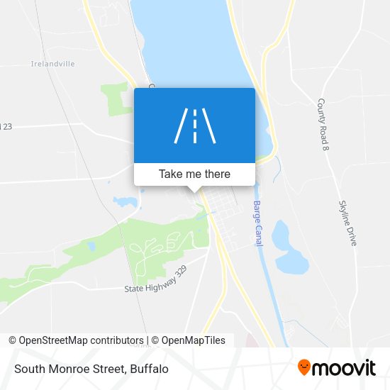 South Monroe Street map