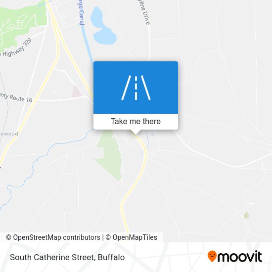 South Catherine Street map