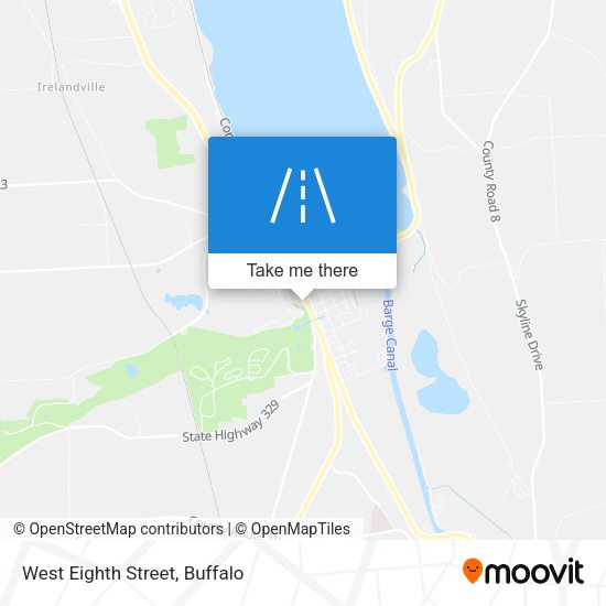 Mapa de West Eighth Street
