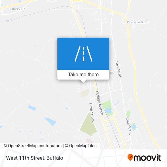 Mapa de West 11th Street