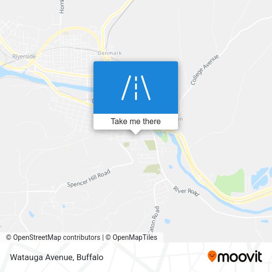 Watauga Avenue map