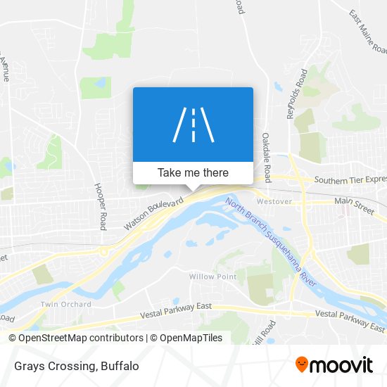 Grays Crossing map