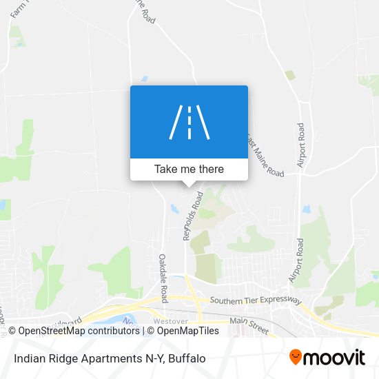 Indian Ridge Apartments N-Y map