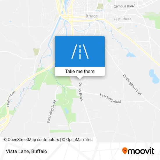 Vista Lane map