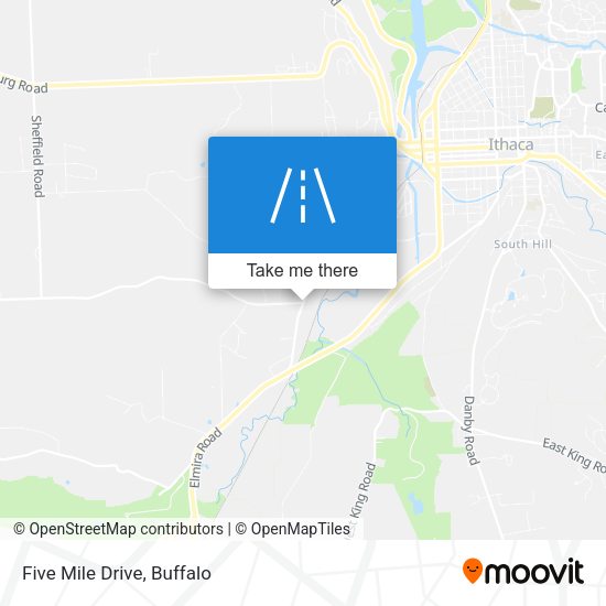 Mapa de Five Mile Drive