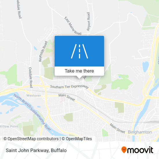 Saint John Parkway map
