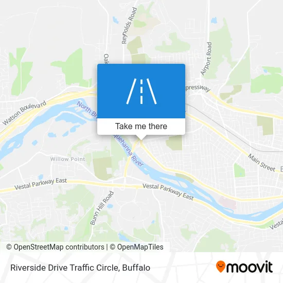 Riverside Drive Traffic Circle map