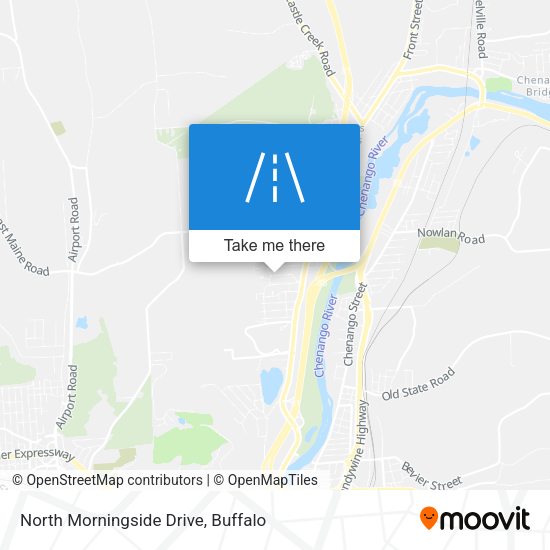 North Morningside Drive map