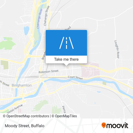 Mapa de Moody Street