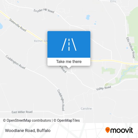 Mapa de Woodlane Road